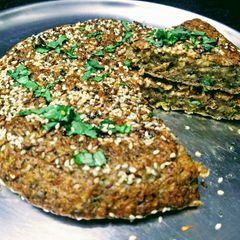 A picture of Moong Sprouts Handvo.