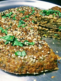 A picture of Moong Sprouts Handvo.