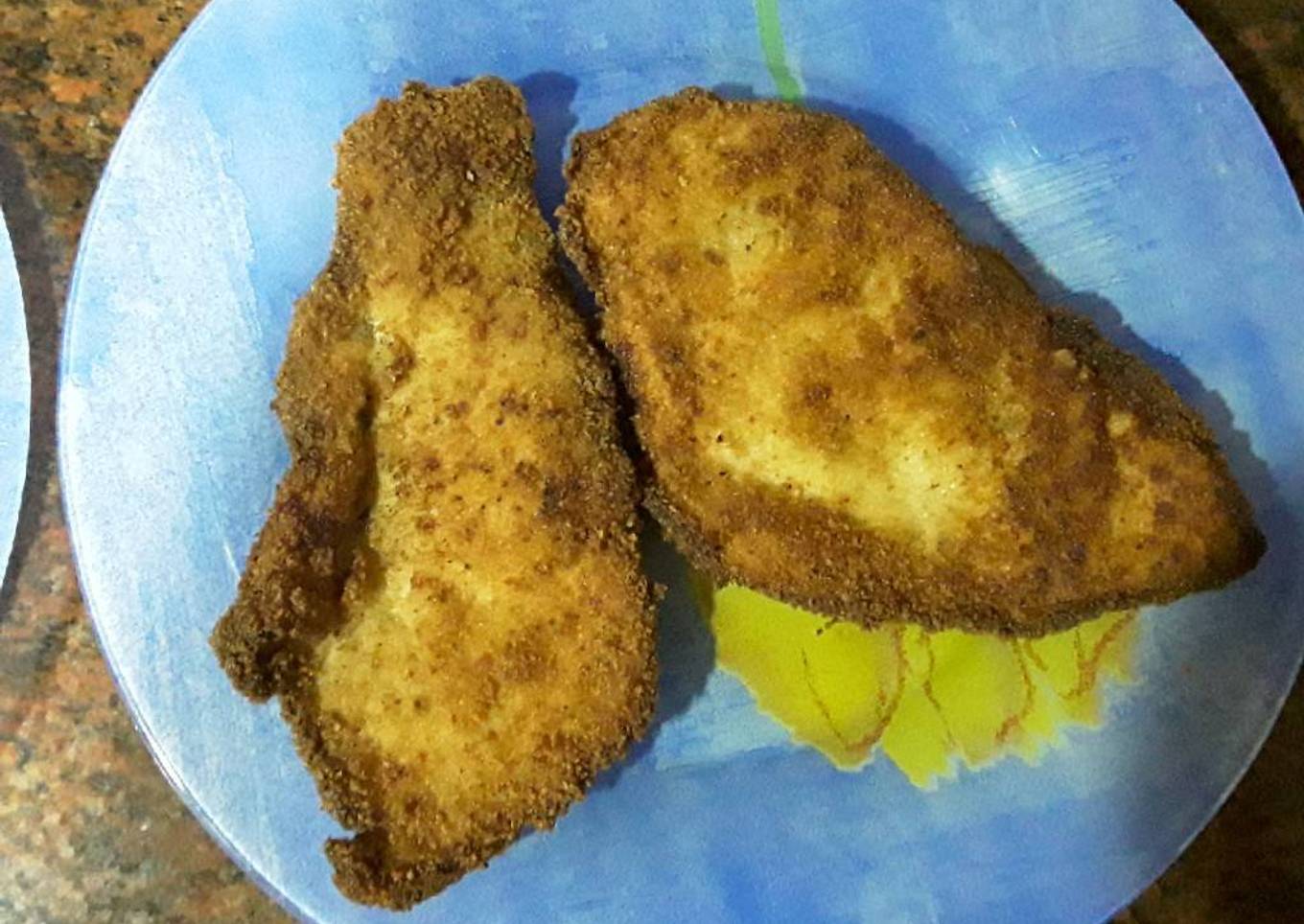 Pechuga de pollo empanada