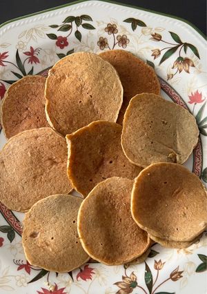 Una foto de Tortitas de lenteja dulces sin huevo (BLW)