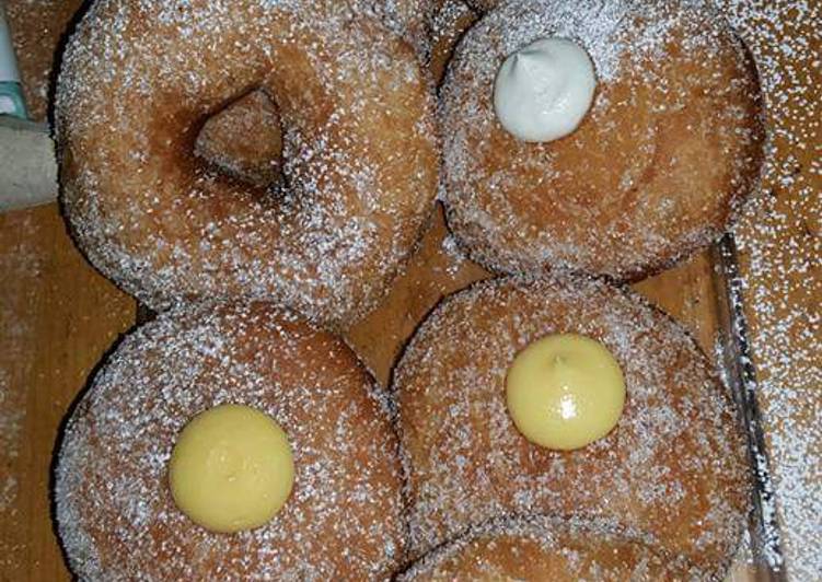 Ciambelle ripiene e non