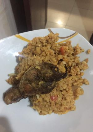 A picture of Jollof Brown Rice.