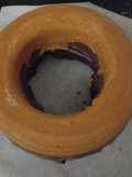 Ciambella bicolore senza burro