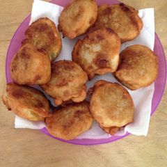 A picture of Banana Patties.