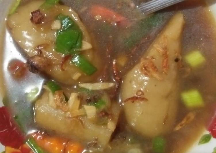 Bakwan kuah ala bangka