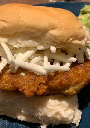 A picture of Vegan burger.