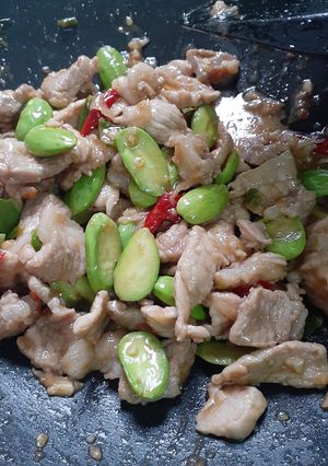 รูปของ หมูผัดกะปิสะตอ