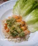 ข้าวกุ้งแกะ