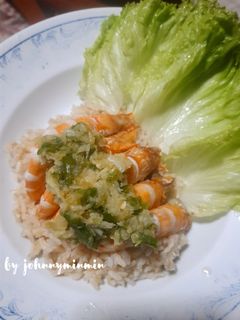 รูปของ ข้าวกุ้งแกะ