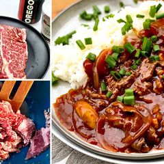 A picture of Hayashi Rice with Fullblood Wagyu Beef.