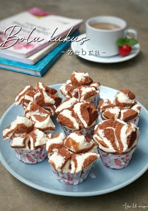 Foto resep Bolu kukus zebra