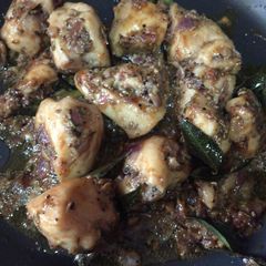 A picture of Butter garlic chicken.