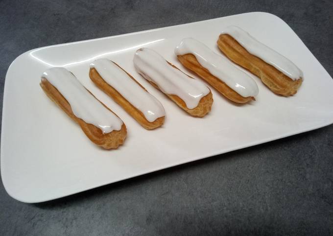 Éclairs à la vanille