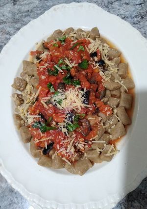 Una foto de Ñoquis de Batata