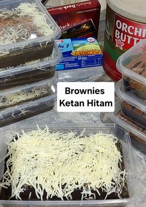 Foto resep Brownies Ketan Hitam Kukus