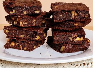 Una foto de Brownie saludable sin azúcares agregados ni edulcorantes 🍫