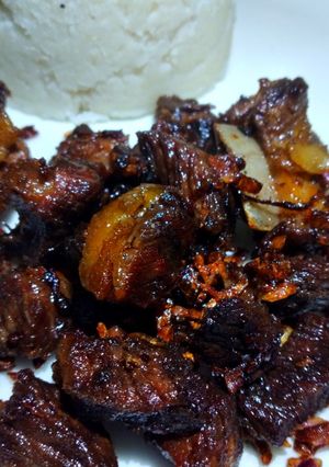 A picture of Beef dry fry.