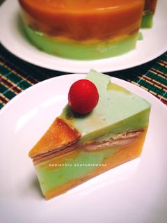 Foto resep Puding Biskuit (Marie Regal dan Roma Kelapa)