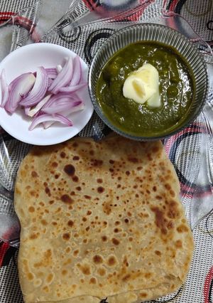 આલુ પાલક ની સબ્જી રેસીપી મુખ્ય ફોટો