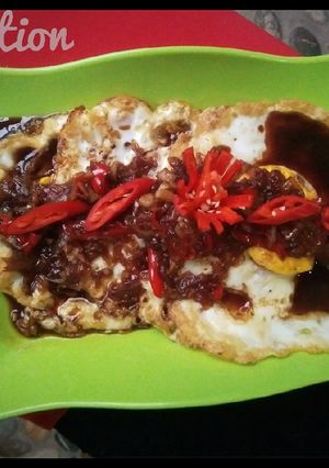 Foto resep TELUR CEPLOK siram tumis kecap