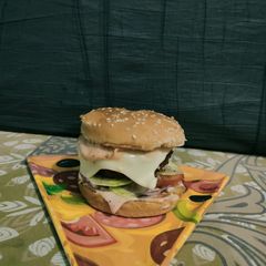 A picture of Veg burger.