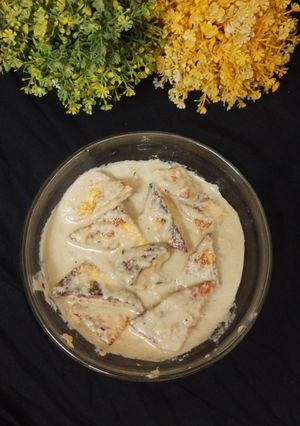 A picture of White Gravy Shahi Paneer.