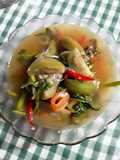 Tumis Sayur Parit, Terong bulat