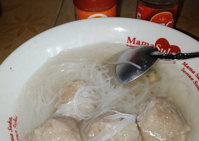 Kuah bakso tanpa tulang sapi