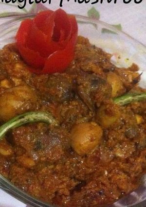 A picture of Mughlai Mushroom.