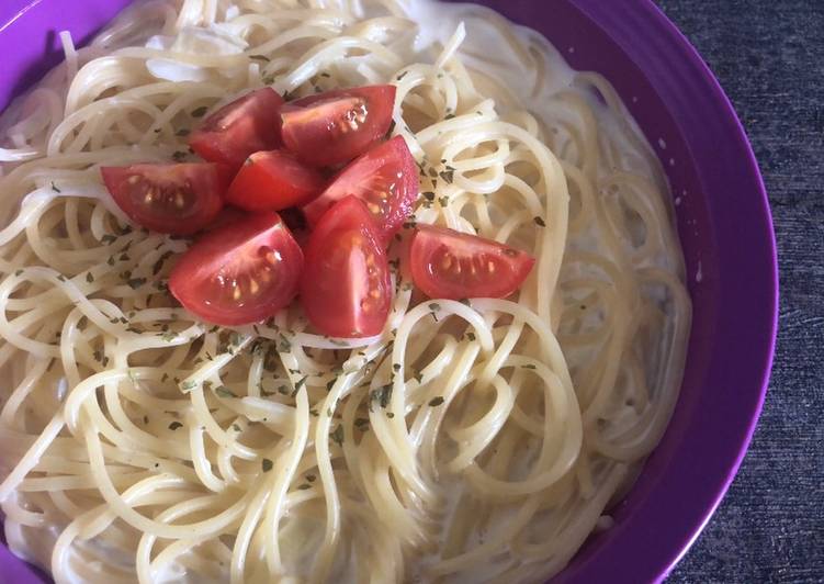 Langkah Mudah untuk Membuat Spaghetti Kuah Susu | Our Channel Anti Gagal