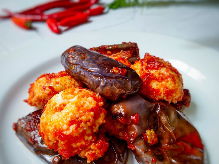 Cara Membuat Balado Putih Telur dan Terong Yang Enak