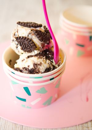 Una foto de Helado de oreo (o de lacasitos)