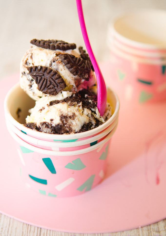 Una foto de Helado de oreo (o de lacasitos)