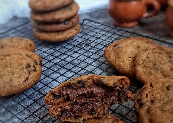 Chewy Chocolate Cookies ala New York Isi Nutela