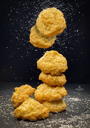 صورة لوصفة اقراص جوز الهند 🥥