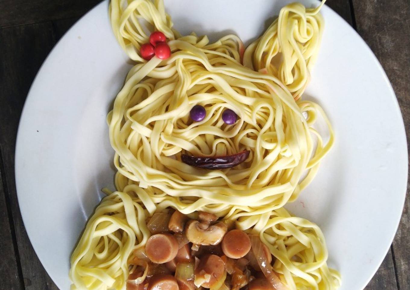 Mie Kuah Jamur Sosis