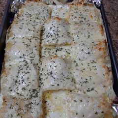 A picture of Creamy Shrimp White Lasagna Roll Ups.