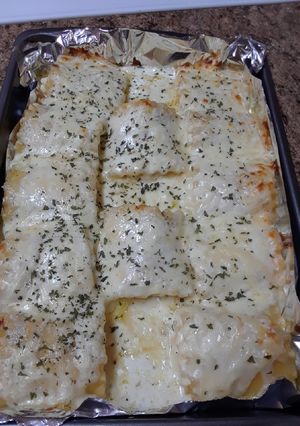 A picture of Creamy Shrimp White Lasagna Roll Ups.
