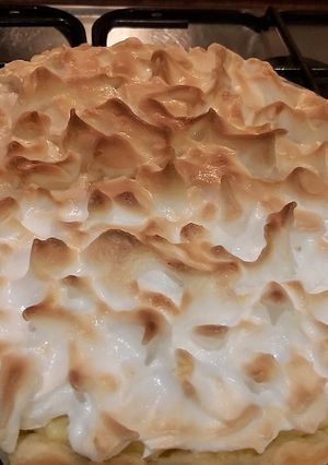 Una foto de Lemon pie para los mates 😅😉