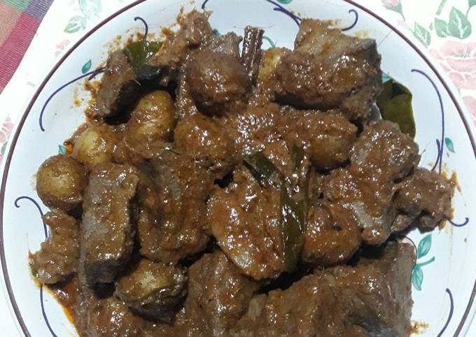 Resep Rendang hati sapi makyuss, Bisa Manjain Lidah