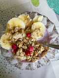 Bowl fromage blanc - myrtilles / bananes / muesli