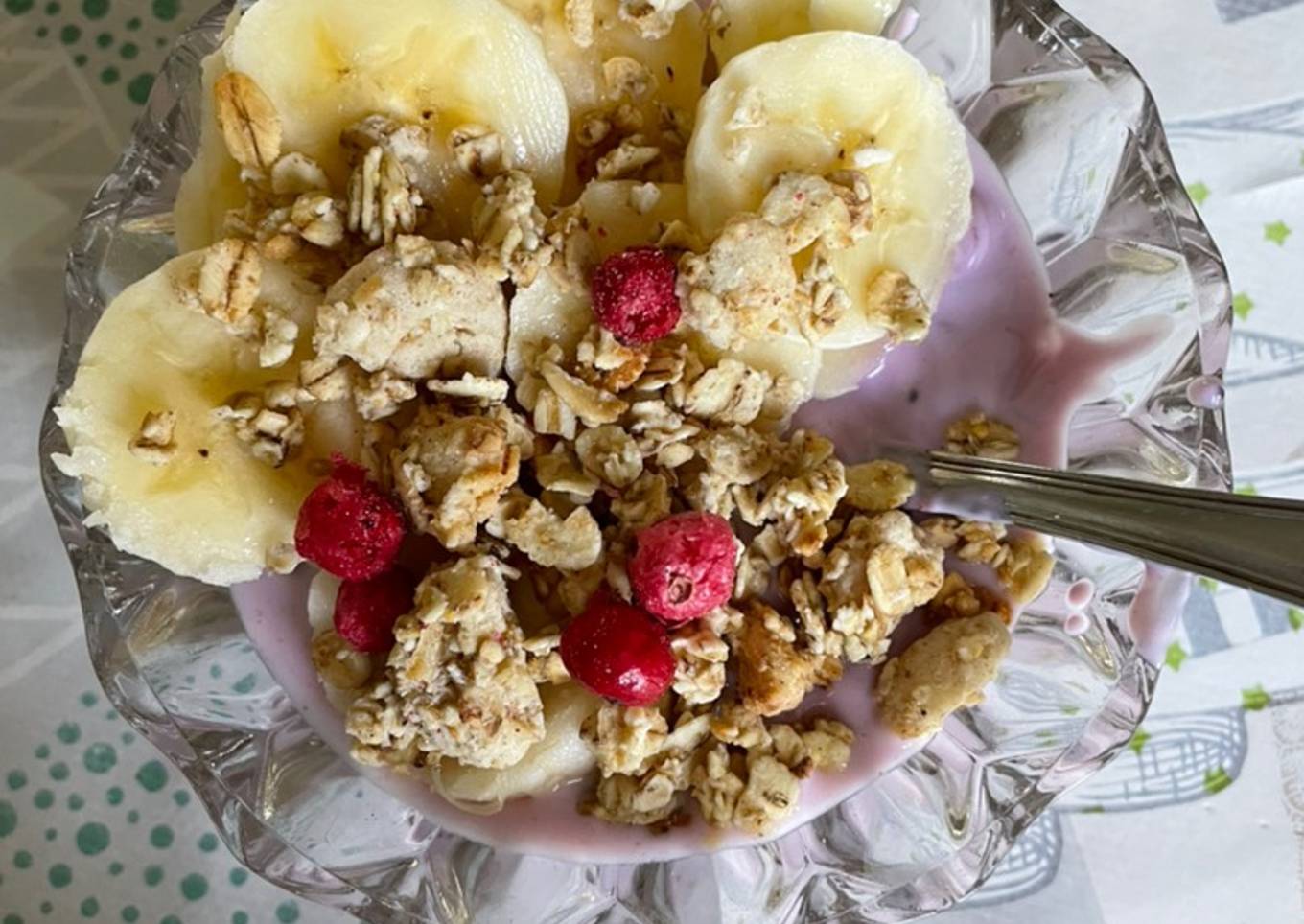 Bowl fromage blanc - myrtilles / bananes / muesli
