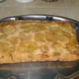 Torta volteada de manzana