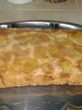 Torta volteada de manzana