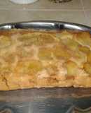 Torta volteada de manzana