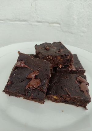 Una foto de Brownies Saludables Fit con Banana 🍌
