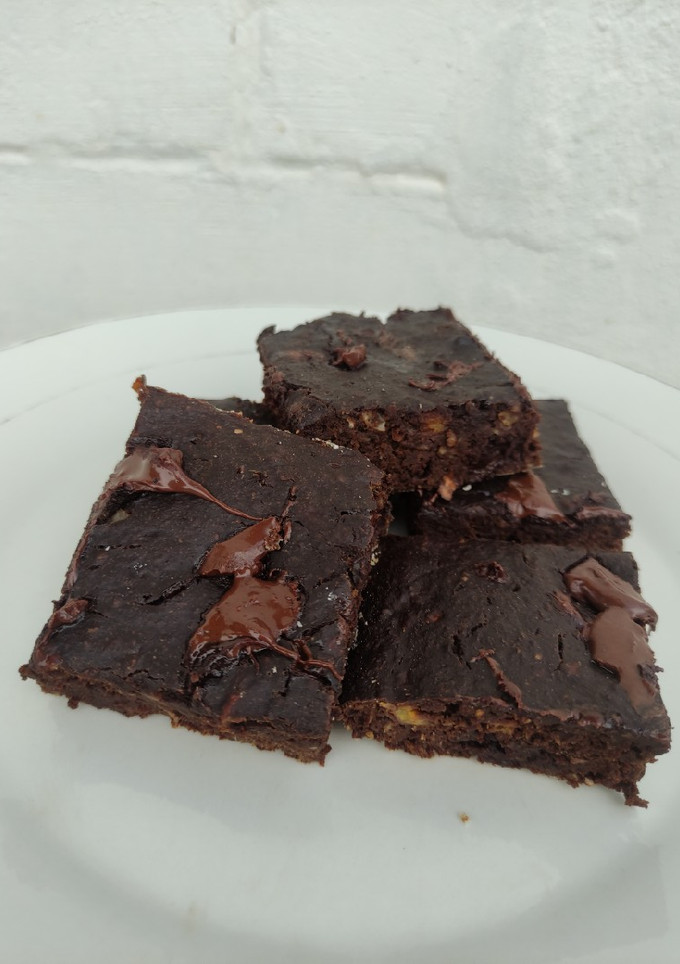 Una foto de Brownies Saludables Fit con Banana 🍌