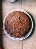 Bizcochuelo con base de banana (+chocolate) - Saludable 🍰