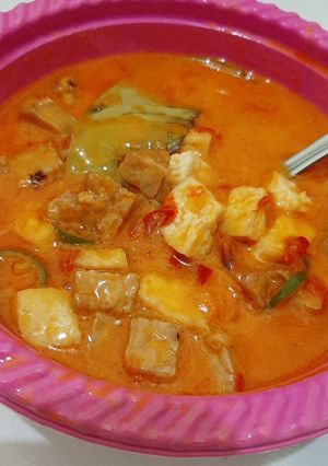 Foto resep Sayur tempe tahu santan