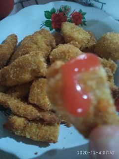 Foto resep Nugget wortempe (wortel telur tempe) camilan sehat